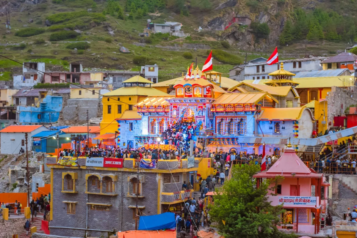 Badrinath Uttarakhand Culture Market Street